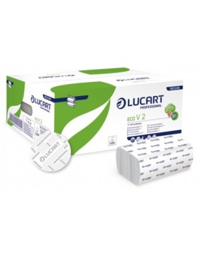 Lucart Eco V2 Χειροπετσέτα Ζικ Ζακ 20τεμ X 190φύλλα