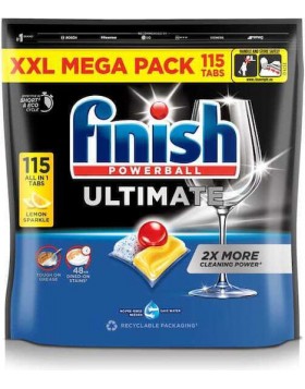 Finish PowerBall Ultimate Ταμπλέτες 115τεμ