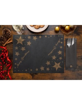 Σουπλά Venetian Christmas Μαύρο 30x40cm 250τεμ