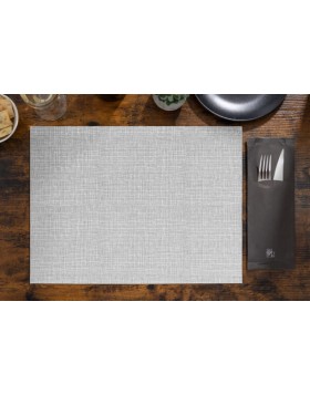 Σουπλά Plain Canvas Γκρι Μαύρο 30x40cm 250τεμ