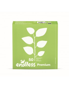 Endless Χαρτοπετσέτα 33x33cm Premium Λαχανί 50τεμ.