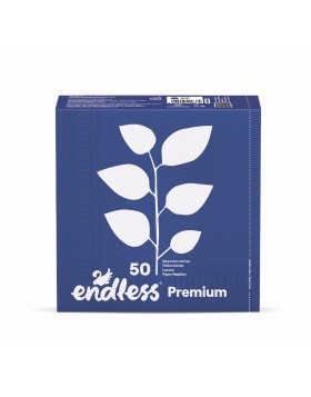 Endless Χαρτοπετσέτα 33x33cm Premium Μπλε 50τεμ.