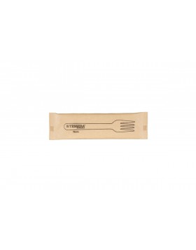 Πιρούνι Ξύλινο Ντυμένο 16cm (100τεμ)