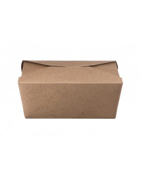 Κουτί Kraft Φαγητού 2000ml (50τεμ)