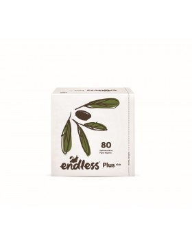 Endless Χαρτοπετσέτα Plus Ελιά 30x30cm 80τεμ.