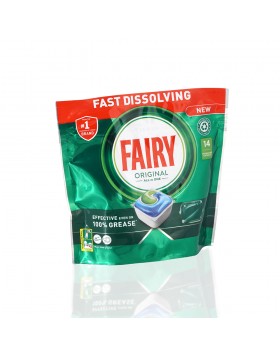 Fairy Original Ταμπλέτες Πλυντηρίου Πιάτων 14 τμχ