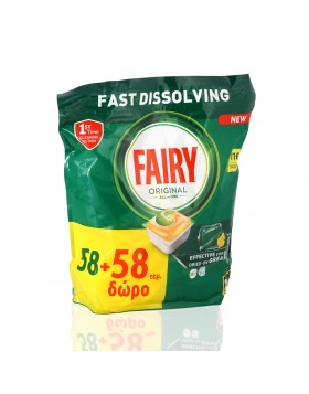 Fairy Original Ταμπλέτες Πλυντηρίου Πιάτων 116 τμχ